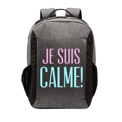 Je Suis Calme I Am Calm! Vector Backpack