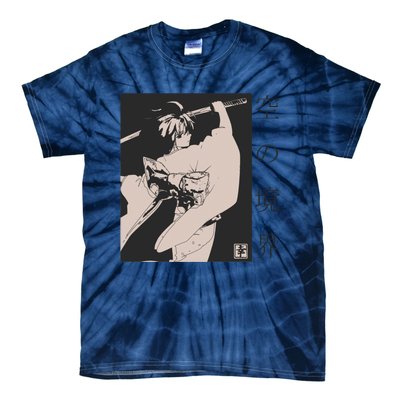 Japanese Samurai Copy Tie-Dye T-Shirt