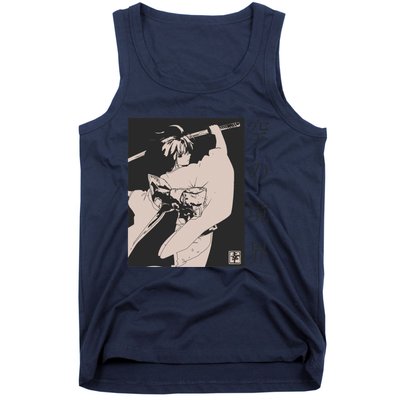 Japanese Samurai Copy Tank Top