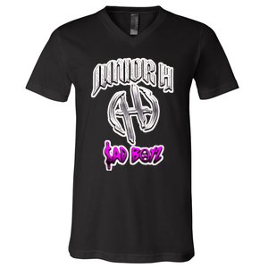 Junior Sadboyz Corridos Tumbados H Belicos Mexico Music V-Neck T-Shirt