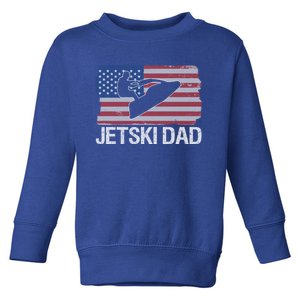 Jet Ski Dad American Usa Flag Jetski Funny Gift Toddler Sweatshirt