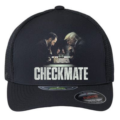 Jack Smith Donald Trump Checkmate Vintage Retro Political Flexfit Unipanel Trucker Cap