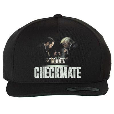 Jack Smith Donald Trump Checkmate Vintage Retro Political Wool Snapback Cap