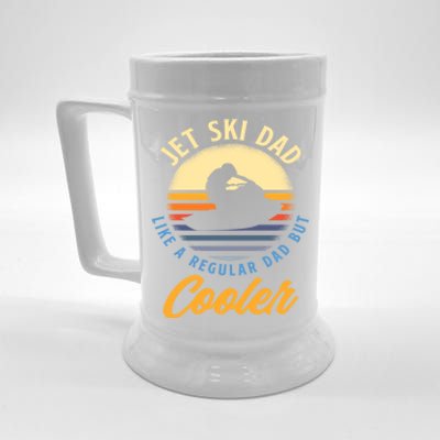 Jet Ski Dad Like A Regular Dad But Cooler Jet Ski Cute Gift Beer Stein