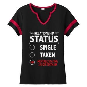 J. Statham Dating Relationship Status Ladies Halftime Notch Neck Tee