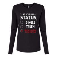 J. Statham Dating Relationship Status Womens Cotton Relaxed Long Sleeve T-Shirt