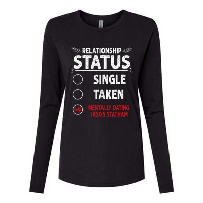 J. Statham Dating Relationship Status Womens Cotton Relaxed Long Sleeve T-Shirt