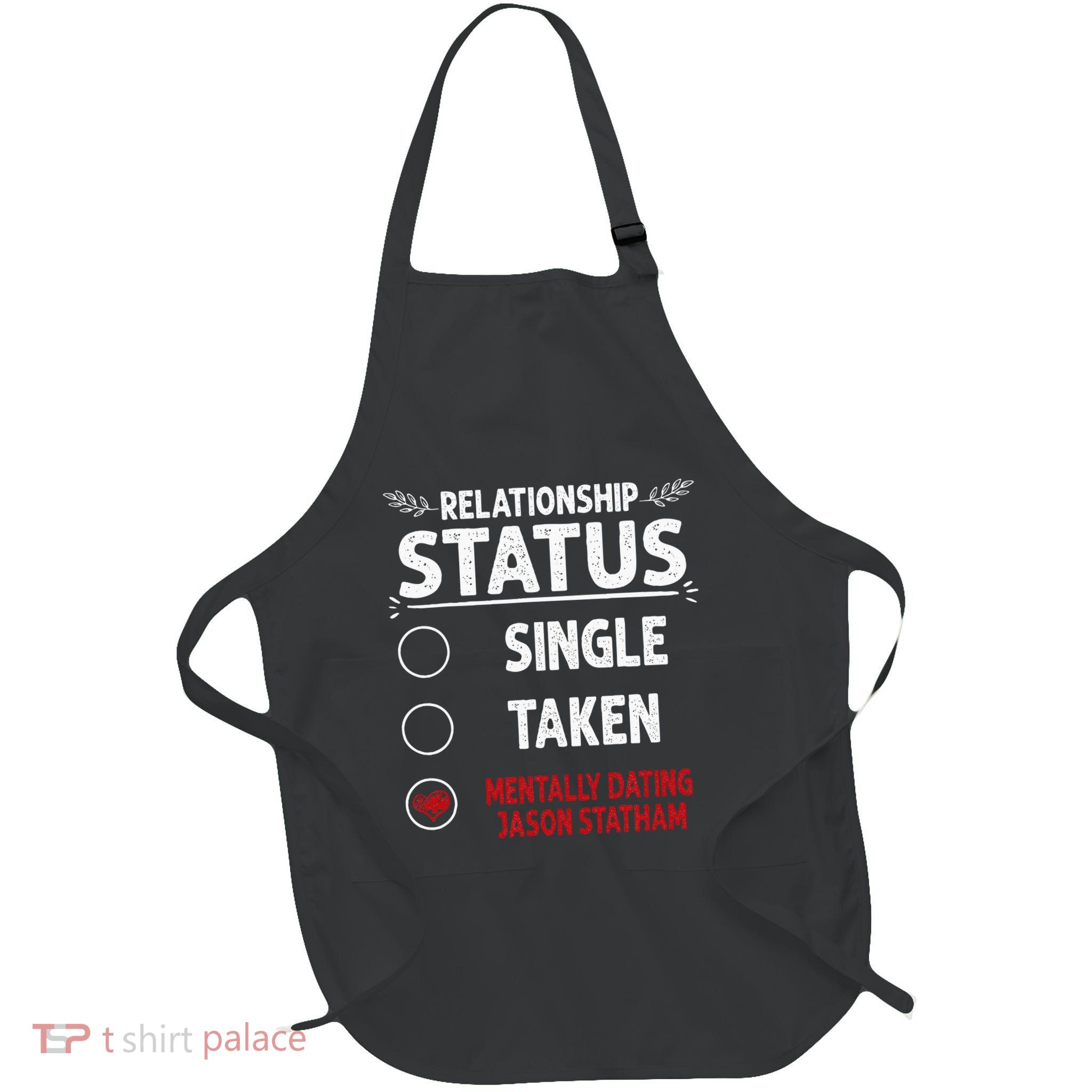 J. Statham Dating Relationship Status Full-Length Apron With Pockets
