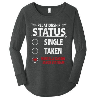 J. Statham Dating Relationship Status Women's Perfect Tri Tunic Long Sleeve Shirt