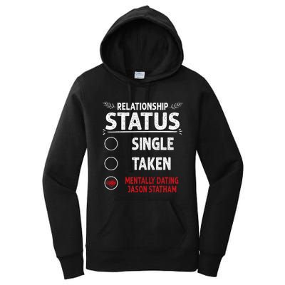 J. Statham Dating Relationship Status Women's Pullover Hoodie