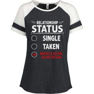 J. Statham Dating Relationship Status Enza Ladies Jersey Colorblock Tee