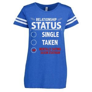 J. Statham Dating Relationship Status Enza Ladies Jersey Football T-Shirt