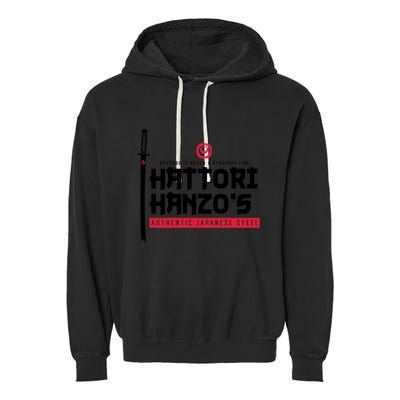 Japanese Steel Dark Version Garment-Dyed Fleece Hoodie
