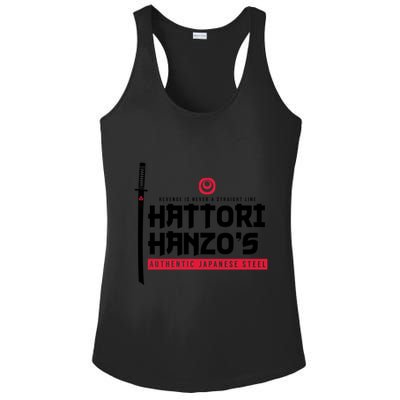 Japanese Steel Dark Version Ladies PosiCharge Competitor Racerback Tank