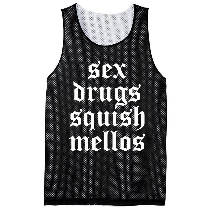 Jess Sex Drugs Squish Mellos Mesh Reversible Basketball Jersey Tank