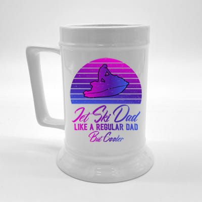 Jet Ski Dad Like A Regular Dad But Cooler Water Sports Gift Beer Stein