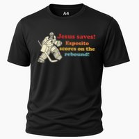 Jesus Saves Esposito Scores On The Rebound Performance Shirt