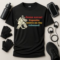 Jesus Saves Esposito Scores On The Rebound Performance Shirt