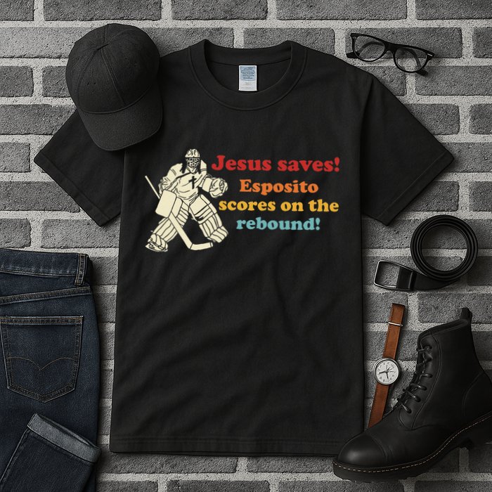 Jesus Saves Esposito Scores On The Rebound Tall T-Shirt