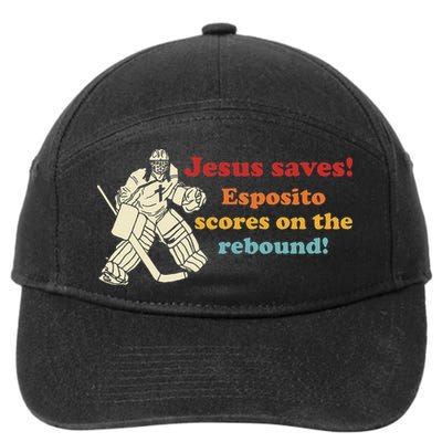Jesus Saves Esposito Scores On The Rebound 7-Panel Snapback Hat