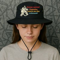 Jesus Saves Esposito Scores On The Rebound Bucket Hat