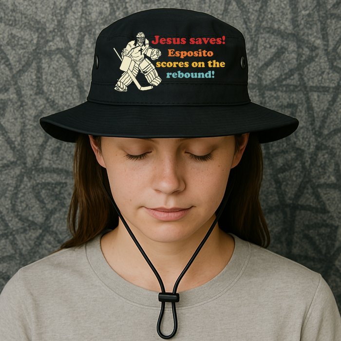 Jesus Saves Esposito Scores On The Rebound Bucket Hat