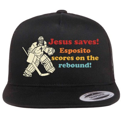 Jesus Saves Esposito Scores On The Rebound Flatbill Hat