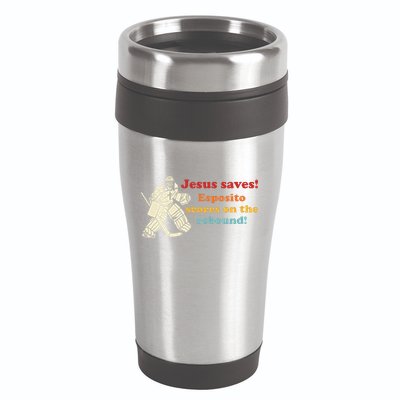 Jesus Saves Esposito Scores On The Rebound 16oz Travel Tumbler