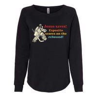 Jesus Saves Esposito Scores On The Rebound Womens California Wash Sweatshirt