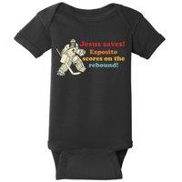 Jesus Saves Esposito Scores On The Rebound Baby Bodysuit
