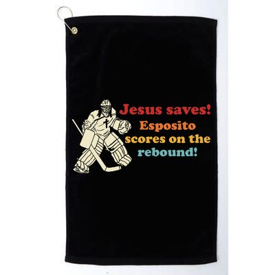 Jesus Saves Esposito Scores On The Rebound Golf Towel