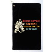 Jesus Saves Esposito Scores On The Rebound Golf Towel