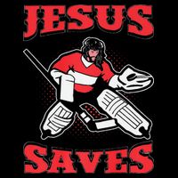Jesus Saves Funny Hockey 10402 Impact Tech Backpack