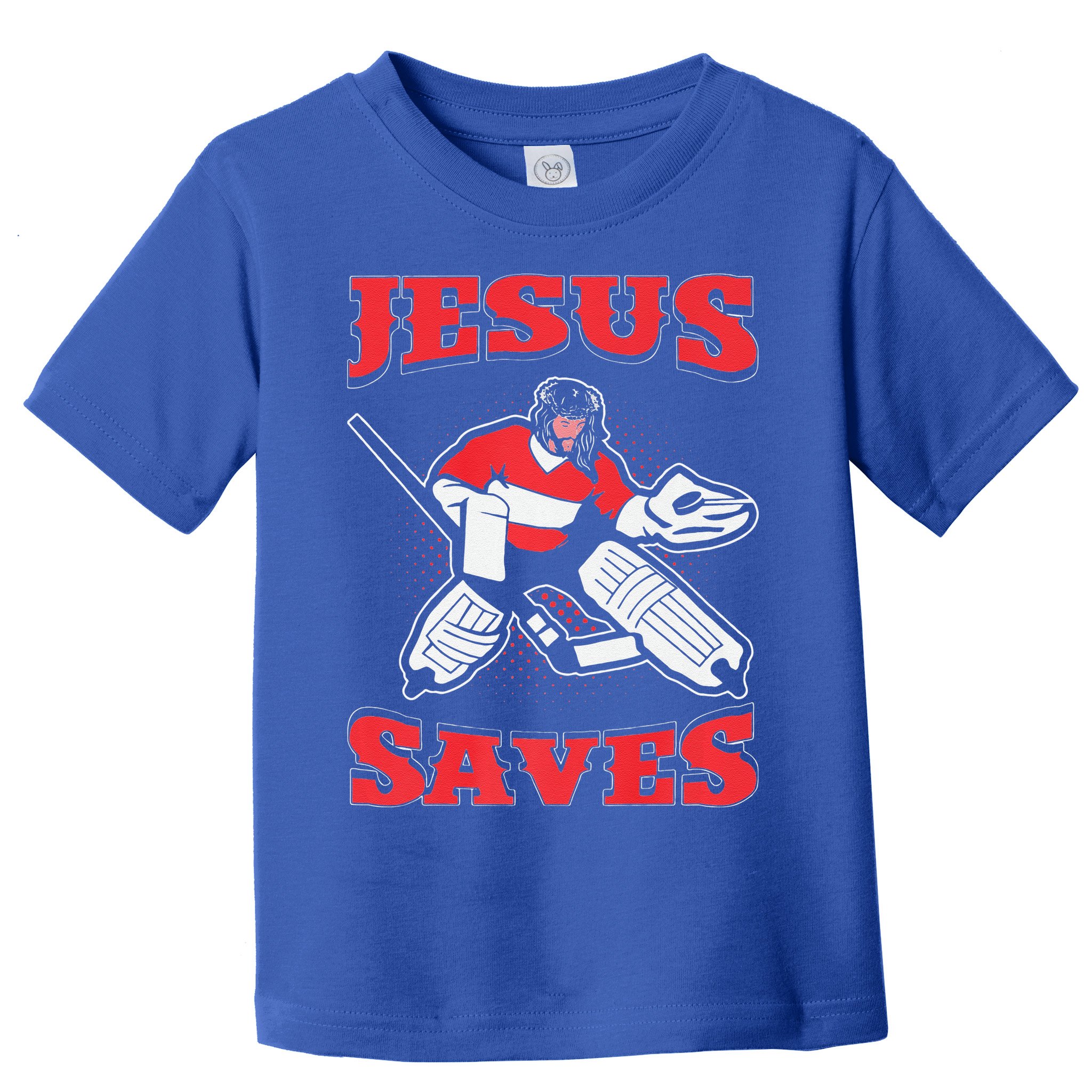 Jesus Saves Funny Hockey 10402 Toddler T-Shirt