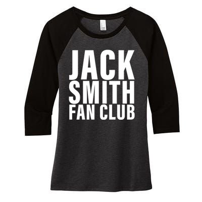 Jack Smith Fan Club Jack Smith Women's Tri-Blend 3/4-Sleeve Raglan Shirt