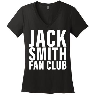 Jack Smith Fan Club Jack Smith Women's V-Neck T-Shirt