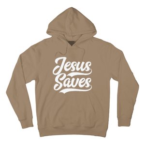 Jesus Saves Faith Based Quote Christian Hoodie