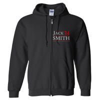 Jack Smith For President Jack Smith 2024 Karma Retro Us Flag Full Zip Hoodie