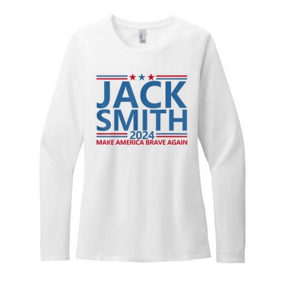 Jack Smith For President Jack Smith 2024 Karma Retro Us Flag Womens CVC Long Sleeve Shirt