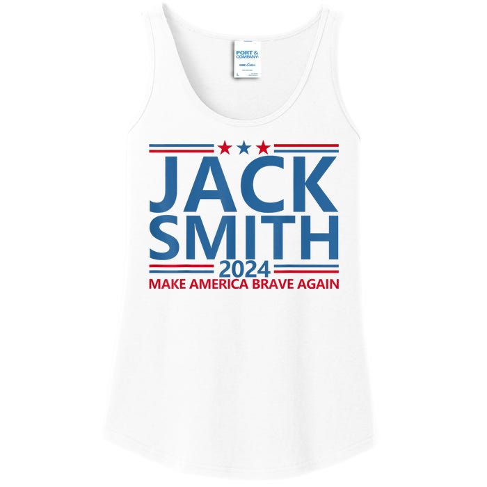 Jack Smith For President Jack Smith 2024 Karma Retro Us Flag Ladies Essential Tank