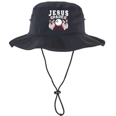 Jesus Spares Funny Christian Bowling Bucket Hat
