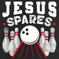 Jesus Spares Funny Christian Bowling Golf Towel