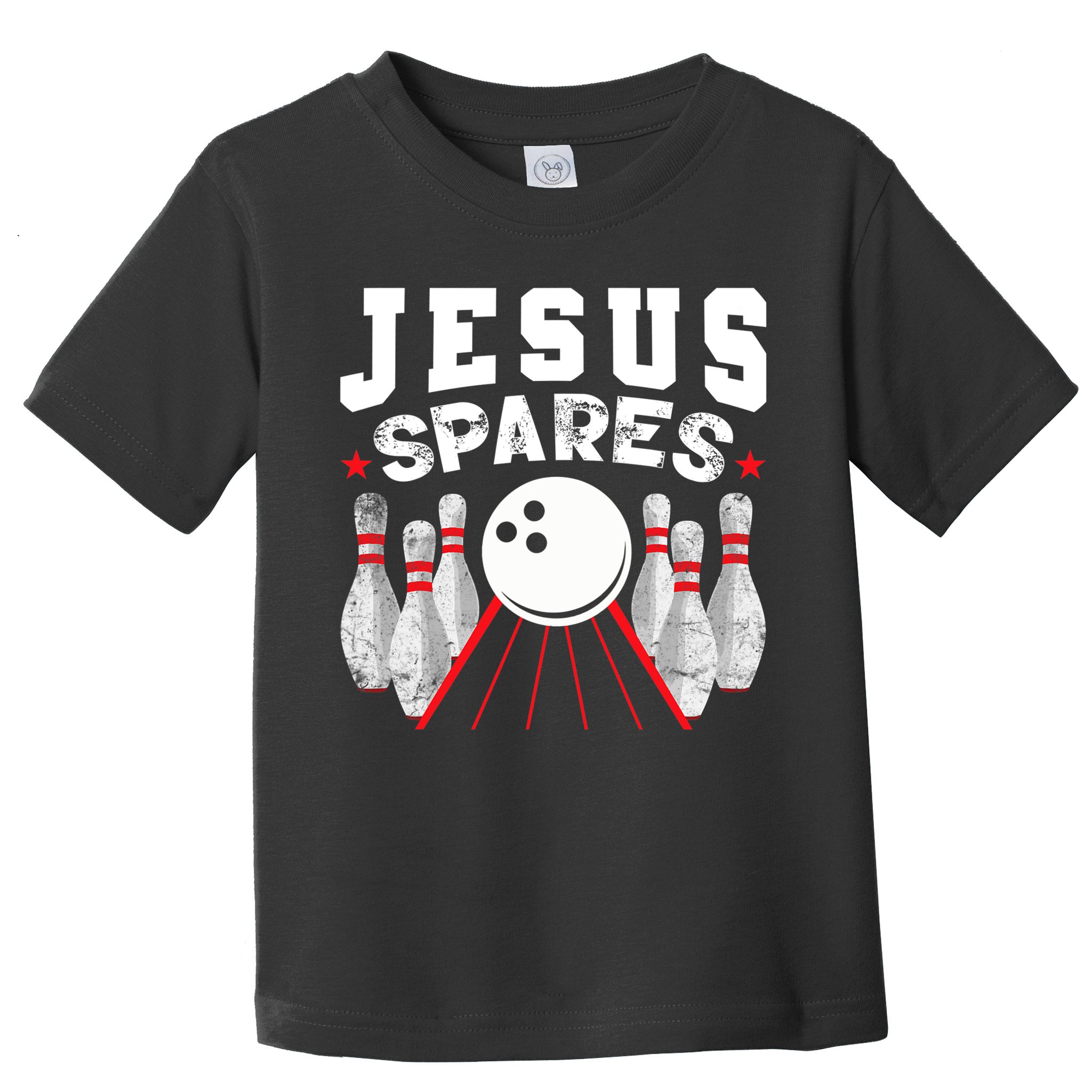 Jesus Spares Funny Christian Bowling Toddler T-Shirt