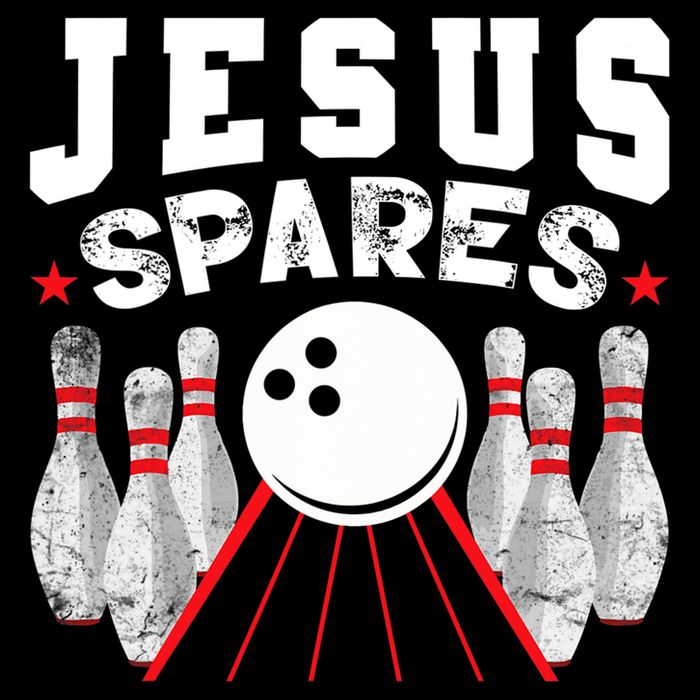 Jesus Spares Funny Christian Bowling Womens T-Shirt