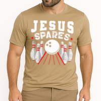 Jesus Spares Funny Christian Bowling Cooling Performance Crew T-Shirt