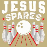 Jesus Spares Funny Christian Bowling Cooling Performance Crew T-Shirt