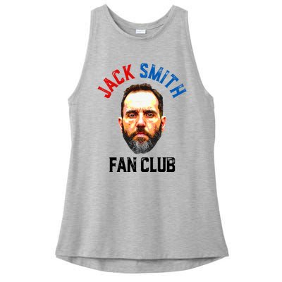 Jack Smith Fan Club Retro Usa Flag American Funny Political Ladies PosiCharge Tri-Blend Wicking Tank