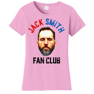 Jack Smith Fan Club Retro Usa Flag American Funny Political Women's T-Shirt