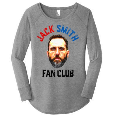 Jack Smith Fan Club Retro Usa Flag American Funny Political Women's Perfect Tri Tunic Long Sleeve Shirt