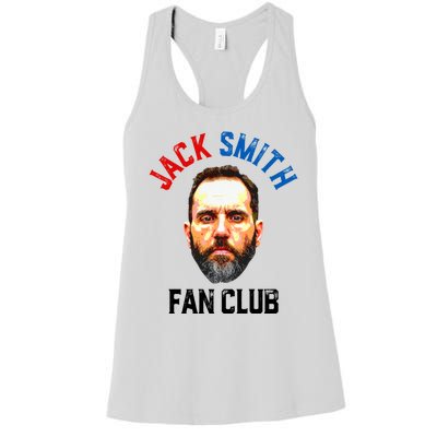 Jack Smith Fan Club Retro Usa Flag American Funny Political Women's Racerback Tank